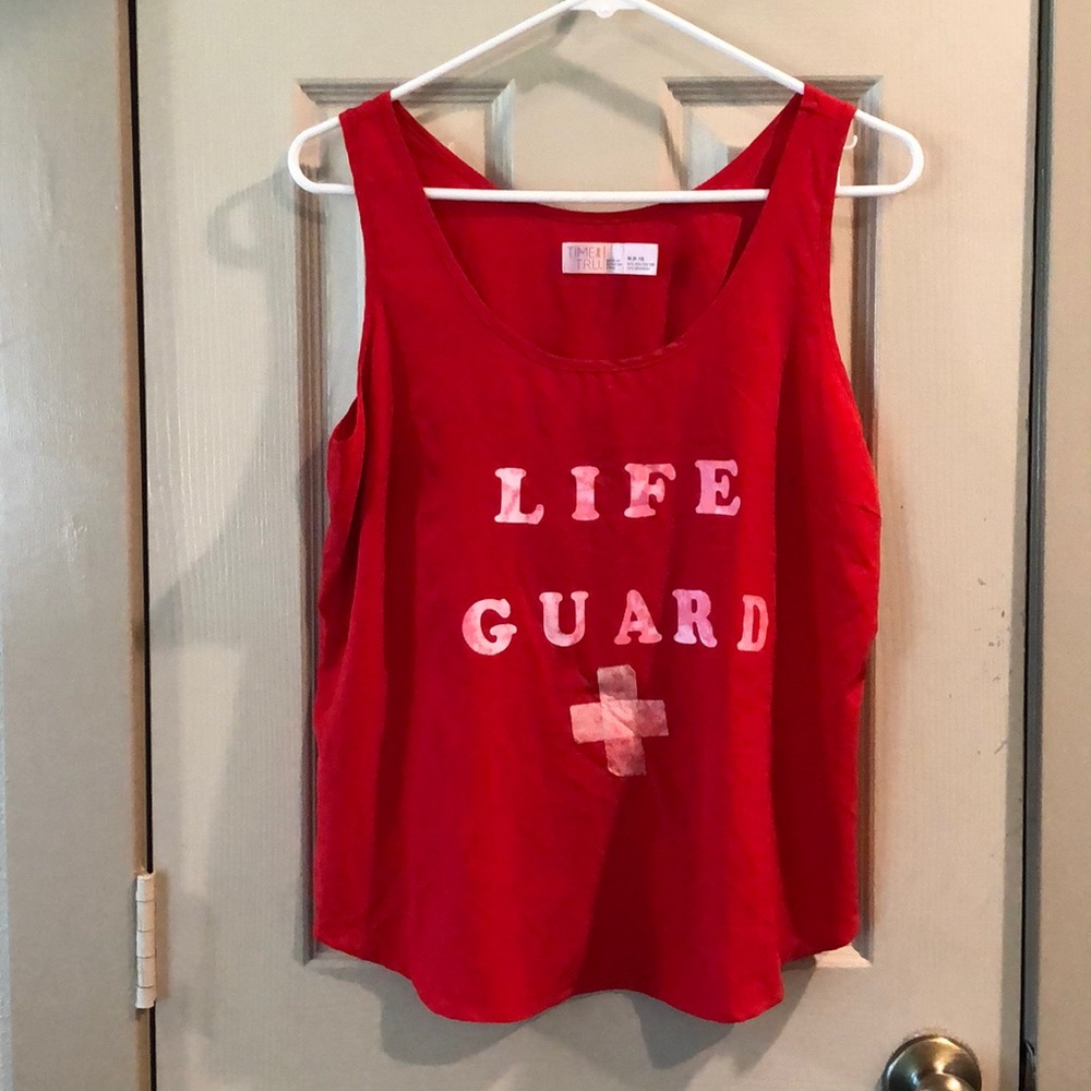 Lifeguard Tank Top